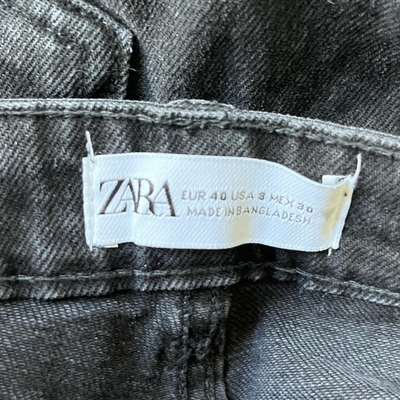 Zara High Rise Ankle length Mom Jeans - Picture 6 of 11